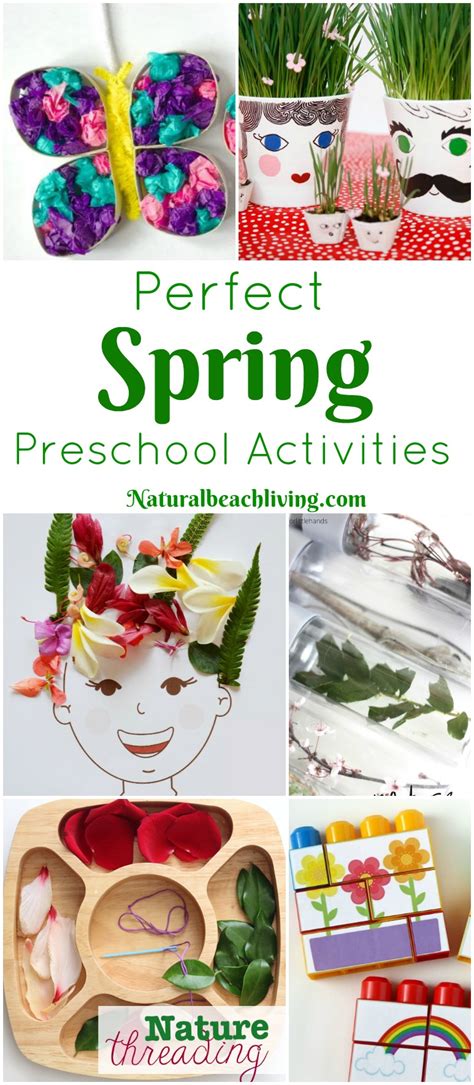 Spring Activities For Kindergarten Worksheets