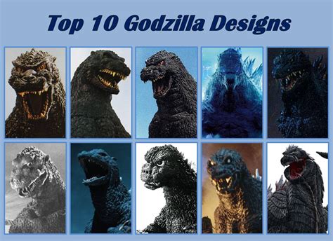 Top 10 Godzilla Designs By Artdog22 On Deviantart