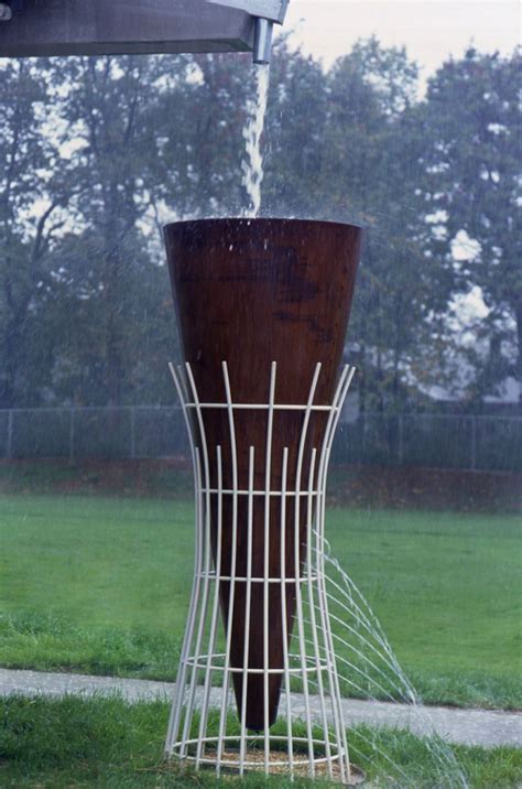 Idea For Gutter Downspout Sculpture By Jann Rosen Queralt Front