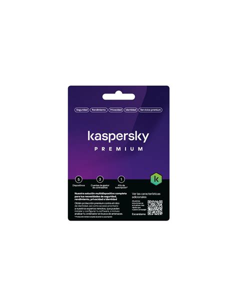 Kaspersky Premium Antivirus 5 dispositivos 1 año