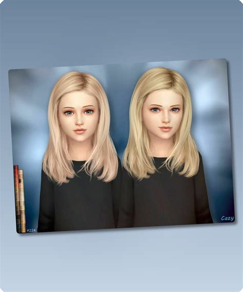 Slayer 4 Child Hairstyle By Cazy Sims 4 Cc In 2024 Sims 4