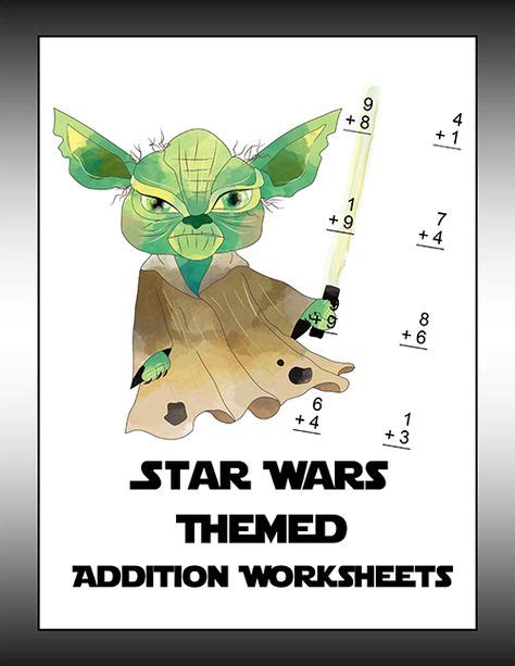 Star Wars Themed Math Packs Star Wars Math Addition Worksheets