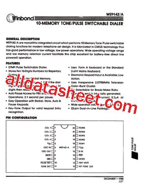 We Datasheet Pdf Winbond