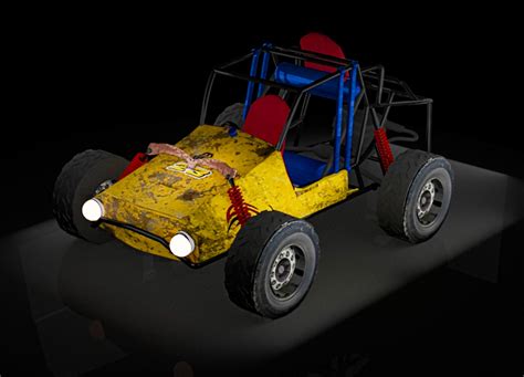 Pubg Buggy D Model Realtime Cgtrader