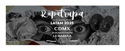 Passline RUPATRUPA EN CONCIERTO JUEVES 8 DE MAYO 2025 LA MARAKA