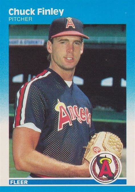 1987 Fleer 79 Chuck Finley The Trading Card Database