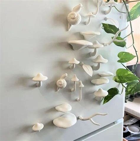 Mushroom Wall Decor 3D Print Stl File 3D Mushroom Stl Model Etsy