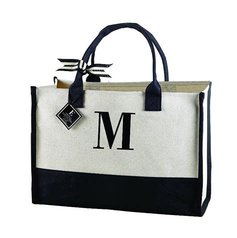 Monogram Tote Etsy