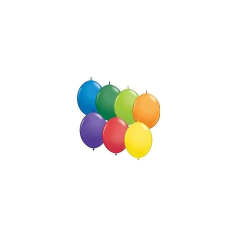 Qualatex Qualtx 12 Qlink Carnival 50pk Latex Linking Balloons From