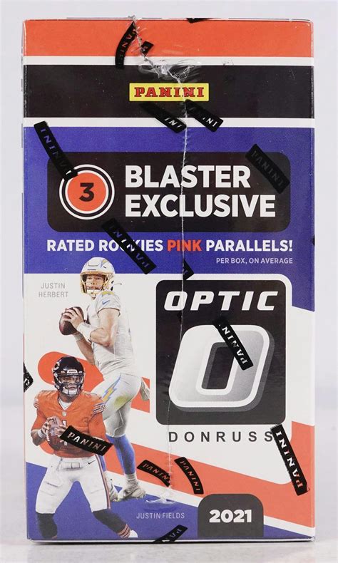 2021 Panini Donruss Optic Football 6 Pack Blaster Box Pink Parallels