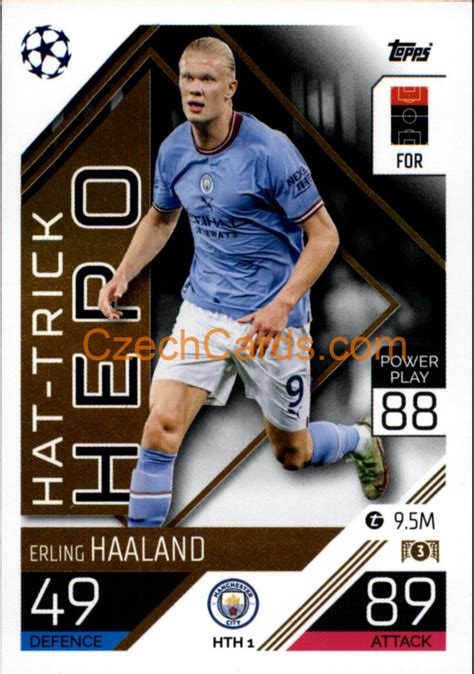 Football Soccer Erling Halland Manchester City Match Attax