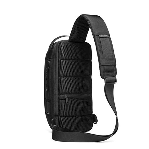 Jual Bange Bange BG22085 Tas Selempang Sling Bag Pria Lock BLACK