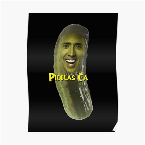 Picolas Cage Poster For Sale By Nkjosh Redbubble