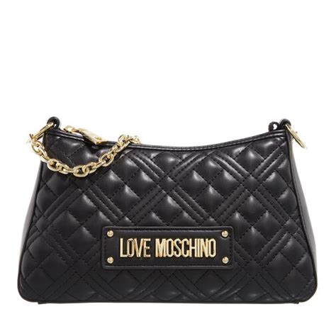 Love Moschino Borsa Quilted Pu Nero Borsa A Baguette Fashionette