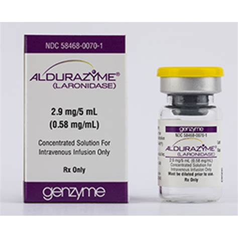 Купить Алдуразим Aldurazyme 100 U/ML 25 X5ML в Москве | Цена Алдуразим ...