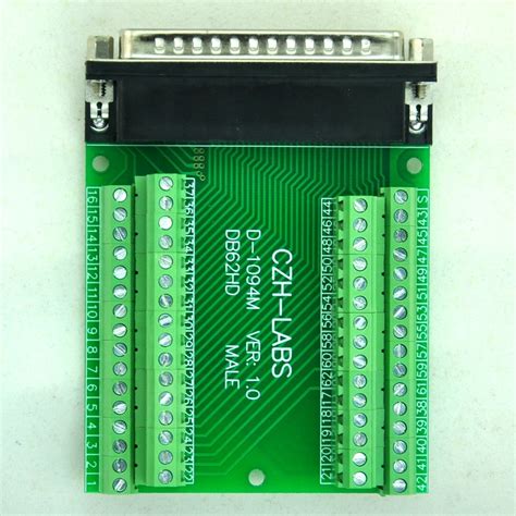 Buy CZH LABS Slim Right Angle D Sub Header Breakout Board Terminal