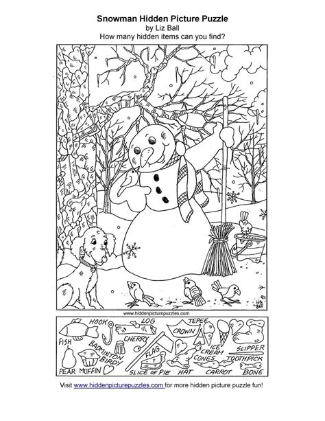 Free Winter Hidden Pictures Printables Printable And Enjoyable Learning