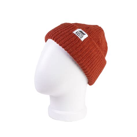 Kusto Heat Short Terracotta — терракотовая объемна короткая шапка