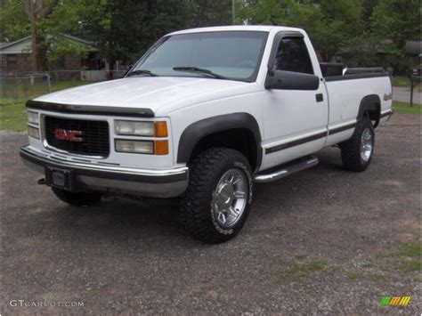 2000 Summit White Gmc Sierra 2500 Sl Regular Cab 4x4 30037280