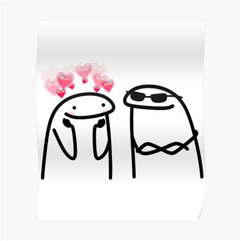 "Flork in Love meme stickers " Poster for Sale by ChStockOfficial ...