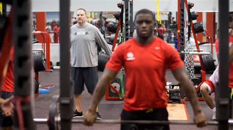 In College Football No Player Escapes The Eye Of The Strength Coach