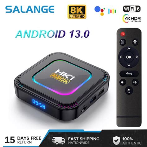 Salange HK1 RBOX K8 Android 13 RK3528 128GB 64GB 32GB 16GB 2 4G 5G WIFI