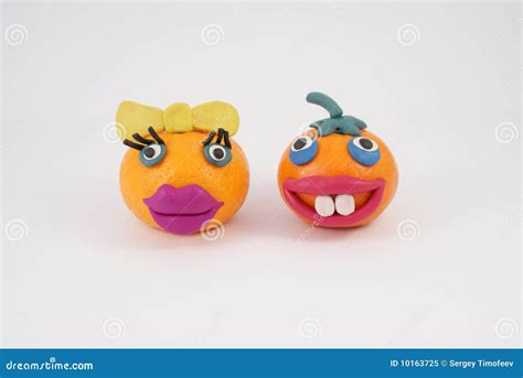 Funny Fruit Faces Showing Strong Hands. Stock Photo | CartoonDealer.com #50152020