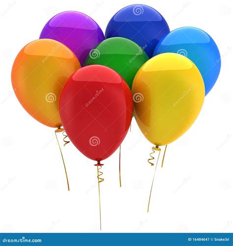 Party Balloons Hi Res Royalty Free Stock Photography Image 16484647