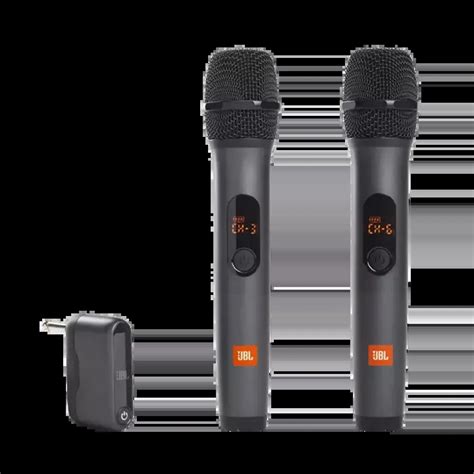 JBL Wireless Microphone Set 2 Pièces Noir HIFI international