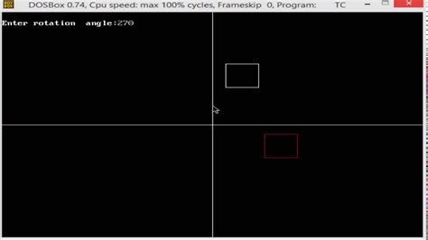 Graphics Programming 2d Transformations In C Program Youtube