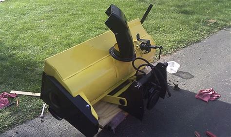 Deere 49 Snowblower Project