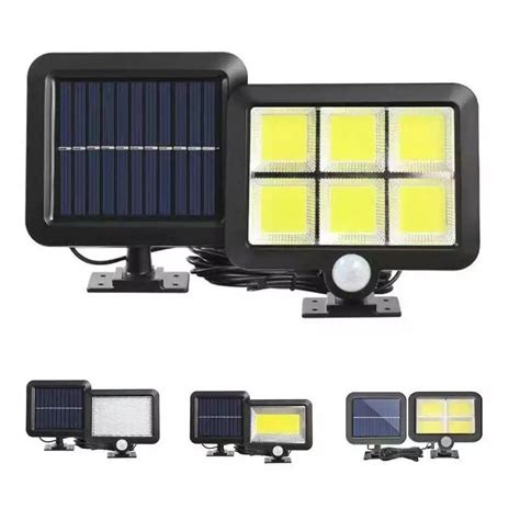 Lumin Ria Solar Refletor Poste W Potente Led H Cabo No Shoptime