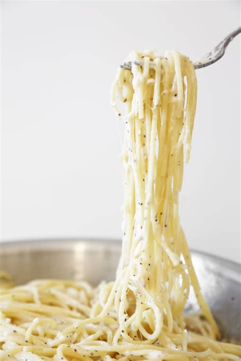 The Best Five Ingredient Cacio E Pepe Pasta Recipe Popsugar Food