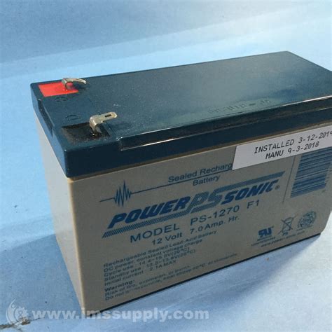 Power Sonic Ps F Rechargeable Battery V A Hr Ims Supply