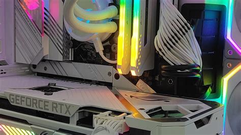 Gaming Pc Build Broll Rog Strix Z A Motherboard White Edition Build