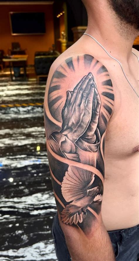 Meaning Of Praying Hands Tattoo And Stunning Examples