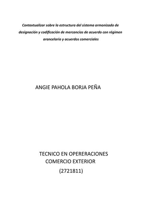 Angie Nada Contextualizar Sobre La Estructura Del Sistema