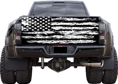 Tailgate Wrap American Flag Vinyl Graphic Decal Sticker Pickup Decal