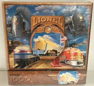 Springbok Lionel Electric Trains Jigsaw Puzzle American Legend