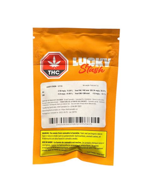 Lucky Stash Sativa 5g Up In Smoke Cannabis And Tobacconist