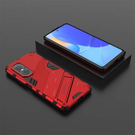 Ovitek Pc Tpu Kickstand Red Za Huawei Nova Se Honor Se