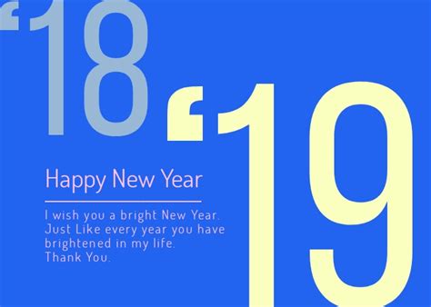 New Year Greeting Card Template | Visme