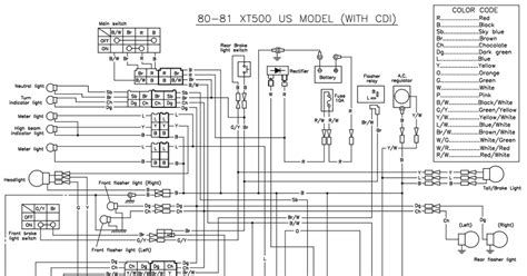 Yamaha Xt500 Wiring Diagram Wiring Diagram