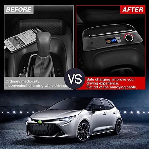 Buy Wireless Car Charger For Toyota Corolla 2019 2021 With QC3 0 USB