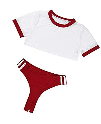 Unibaby Women Girls Anime Cosplay Costume Japanese Schoolgirl Uniform Sexy Lingerie Outfit Top