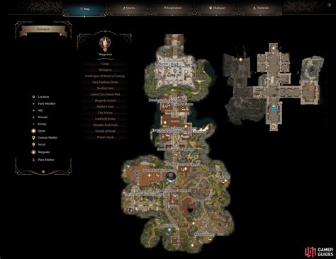 Baldur S Gate 3 Act 3 Map Lower City Sewers Rivington Act 3