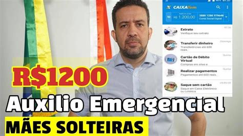 R 1200 CAIXA LIBEROU 1 Parcela HOJE PAGAMENTOS HOJE PARA MÃES SOLTEIRA