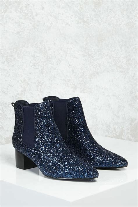 Glitter Chelsea Boots Glitter Boots Sequin Boots Boots