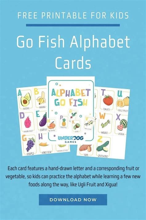 Printable Alphabet Go Fish Printable Lab