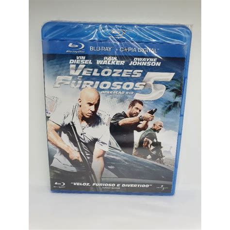 BLU RAY VELOZES E FURIOSOS 5 OPERAÇÃO RIO Shopee Brasil